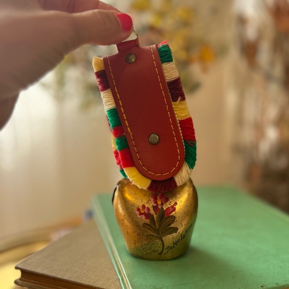 Jewelry - Vintage Decorated Cowbell